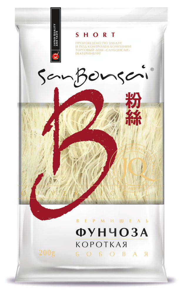 

Вермишель SanBonsai Фунчоза бобовая короткая 200г