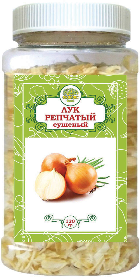 

Лук репчатый Organic food сушеный в банке 120 г