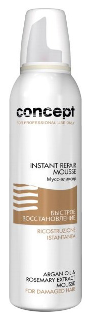 фото Мусс для волос concept salon total instant repair mousse 200 мл