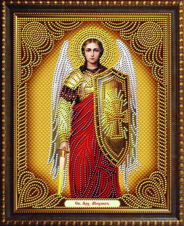 

Алмазная вышивка Алмазная Живопись Икона Архангел Михаил, 22x28 см, Икона Архангел Михаил
