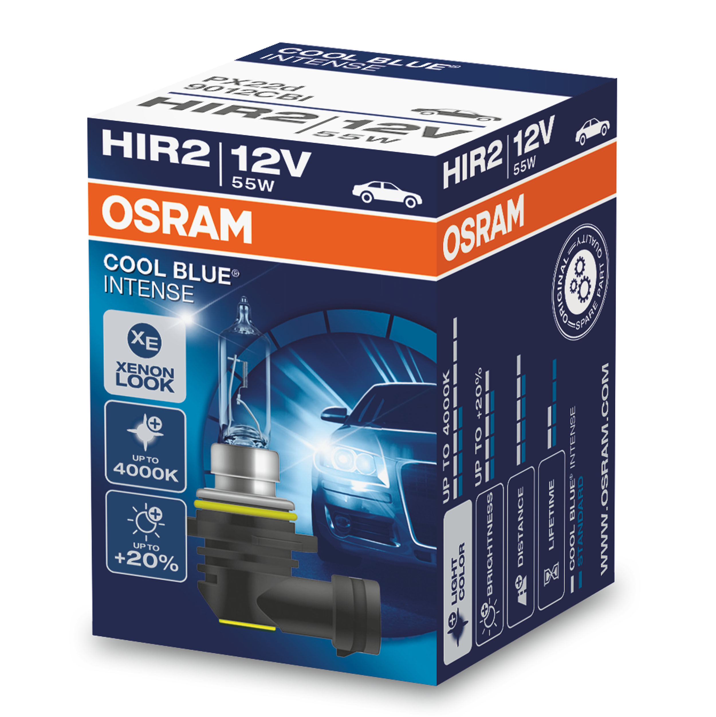 фото Hir2 12v (55w) лампа original line 1шт. в картонной коробке osram арт. 9012