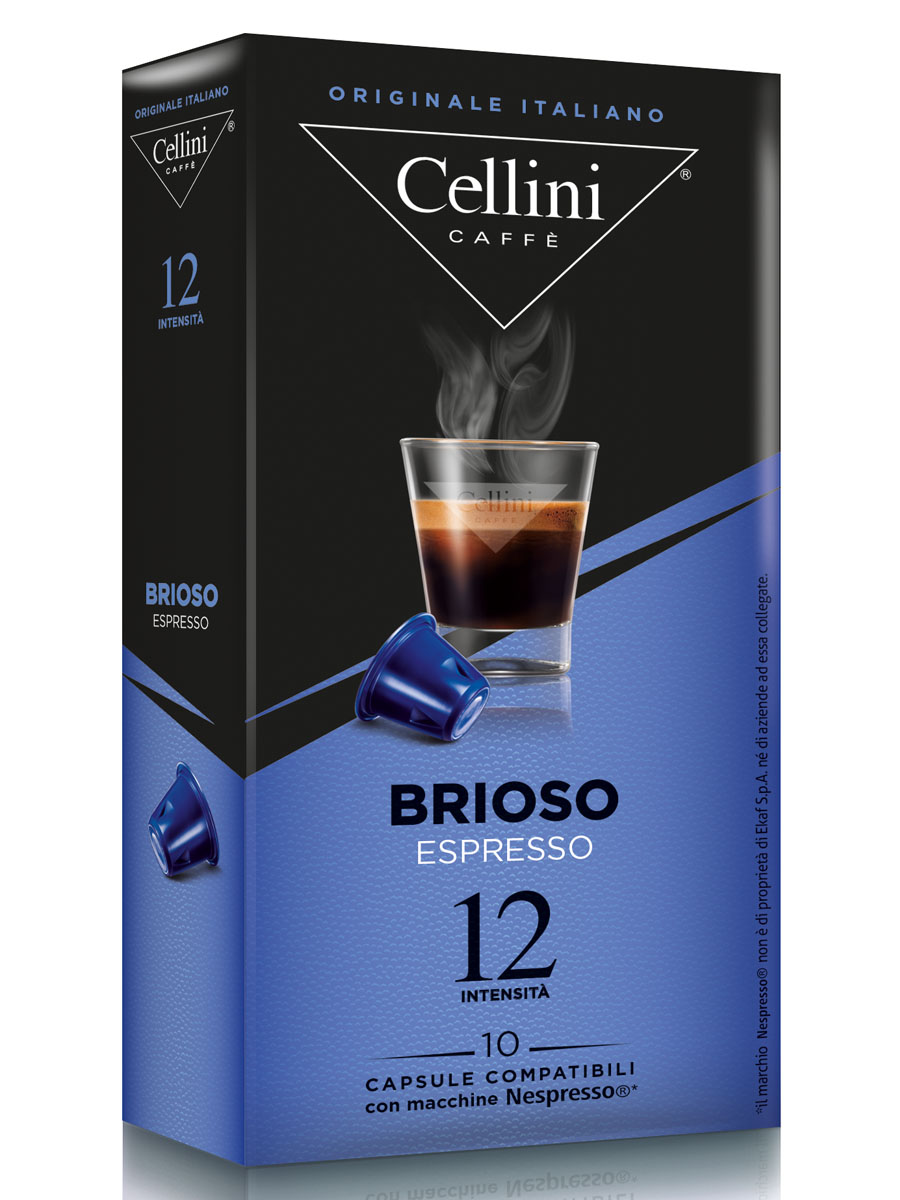 Кофе в капсулах Cellini Brioso для кофемашин Nespresso10 шт