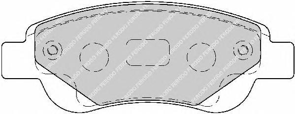 фото Комплект тормозных колодок ferodo fdb1790
