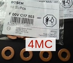 Кольцо уплотнительное BOSCH F00VC17503