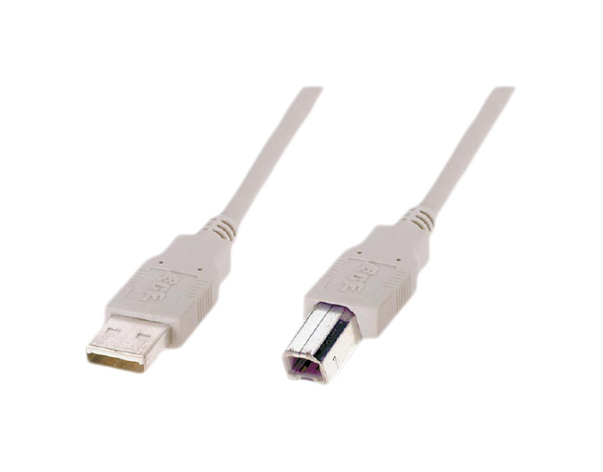 фото Кабель atcom usb a-usb b, m-m 1,8м white (at3795)