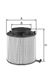 фото Фильтр воздушный mann-filter c17010