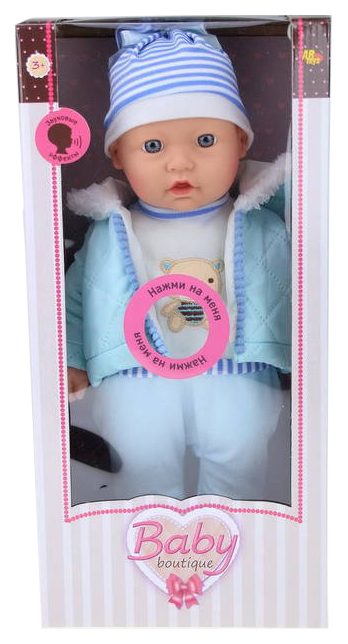 Кукла ABtoys Baby boutique 40 см с аксессуарами и звуковыми эффектами PT-00961