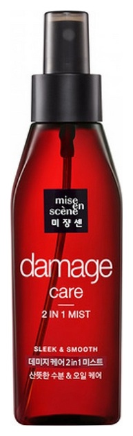 Спрей для волос Mise-en-scene Damage Care 2 in 1 Sleek & Smooth Mist 150 мл