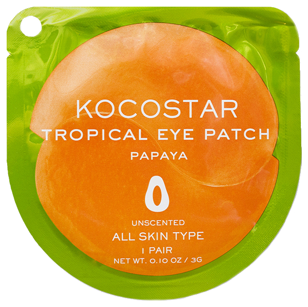 Патчи для глаз Kocostar Tropical Eye Patch Papaya 2 шт jovees скраб для лица papaya