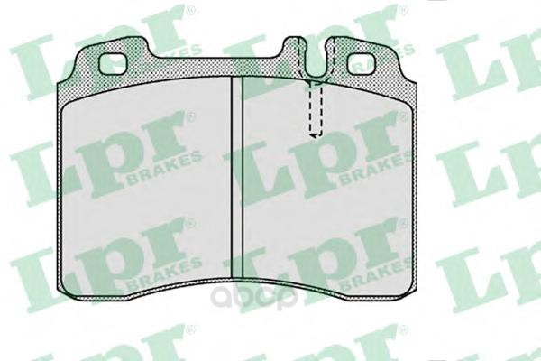 

Тормозные колодки Lpr передние для Mercedes-Benz W124, W210, R129 1987-2002 05P1131