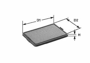 фото Фильтр воздушный двигателя clean filters ma3101