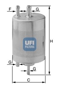 фото Фильтр топливный ufi 31.834.00