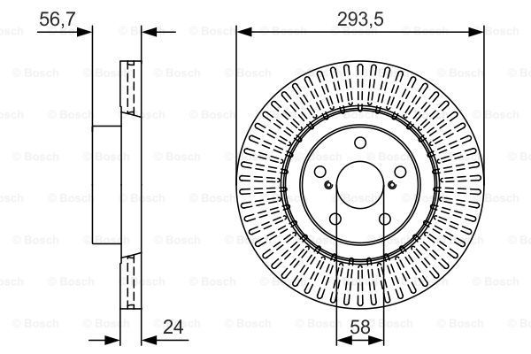 фото Тормозной диск bosch 0986479v06