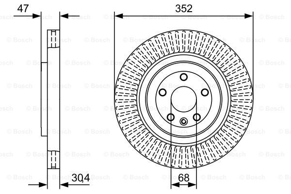 фото Тормозной диск bosch 0986479w53