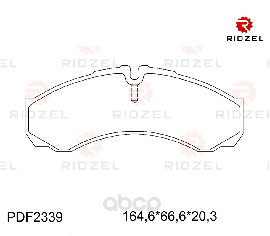 

Комплект тормозных колодок RIDZEL PDF2339