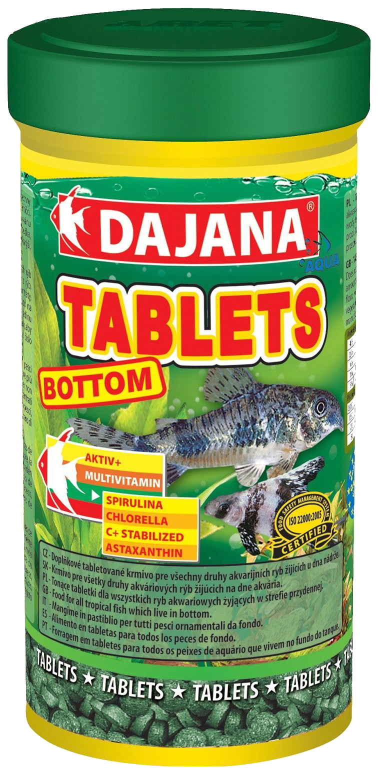 

Корм для рыб Dajana Tablets Bottom, таблетки, 100 мл