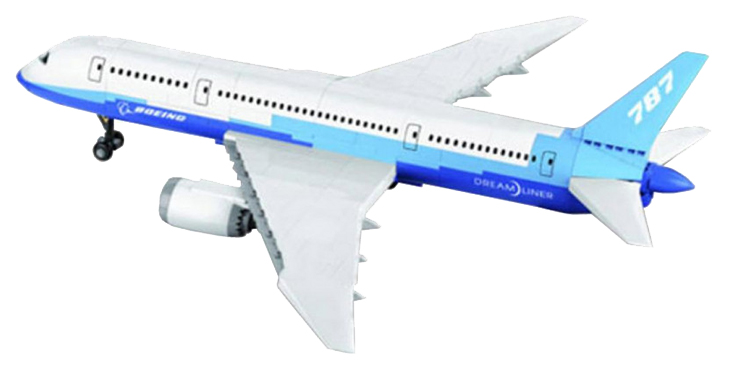 фото Конструктор пластиковый cobi самолет boeing 787 dreamliner