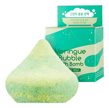 Пенная бомбочка для ванны A'PIEU Meringue Bubble Bath Bomb (Green Tea Walk)