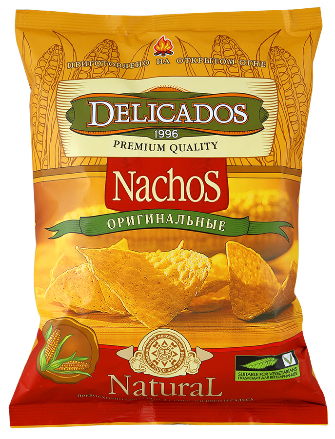 

Чипсы кукурузные Delicados nachos оригинальные 75 г