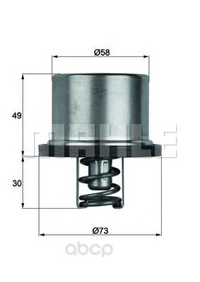 фото Термостат mahle thd186 mahle/knecht