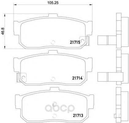 

Колодки тормозные дисковые, комплект Hella 8DB355016-561