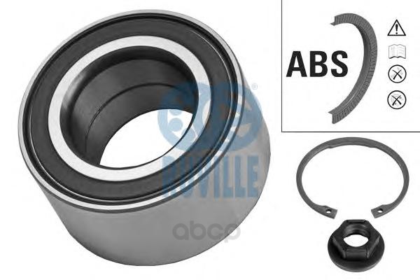 

Комплект подшипника ступ. пер ford focus 98 abs Ruville 5255
