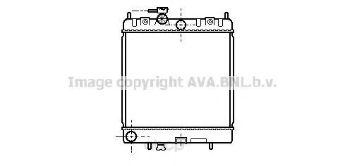 

Радиатор охлаждения двигателя Ava DN2128