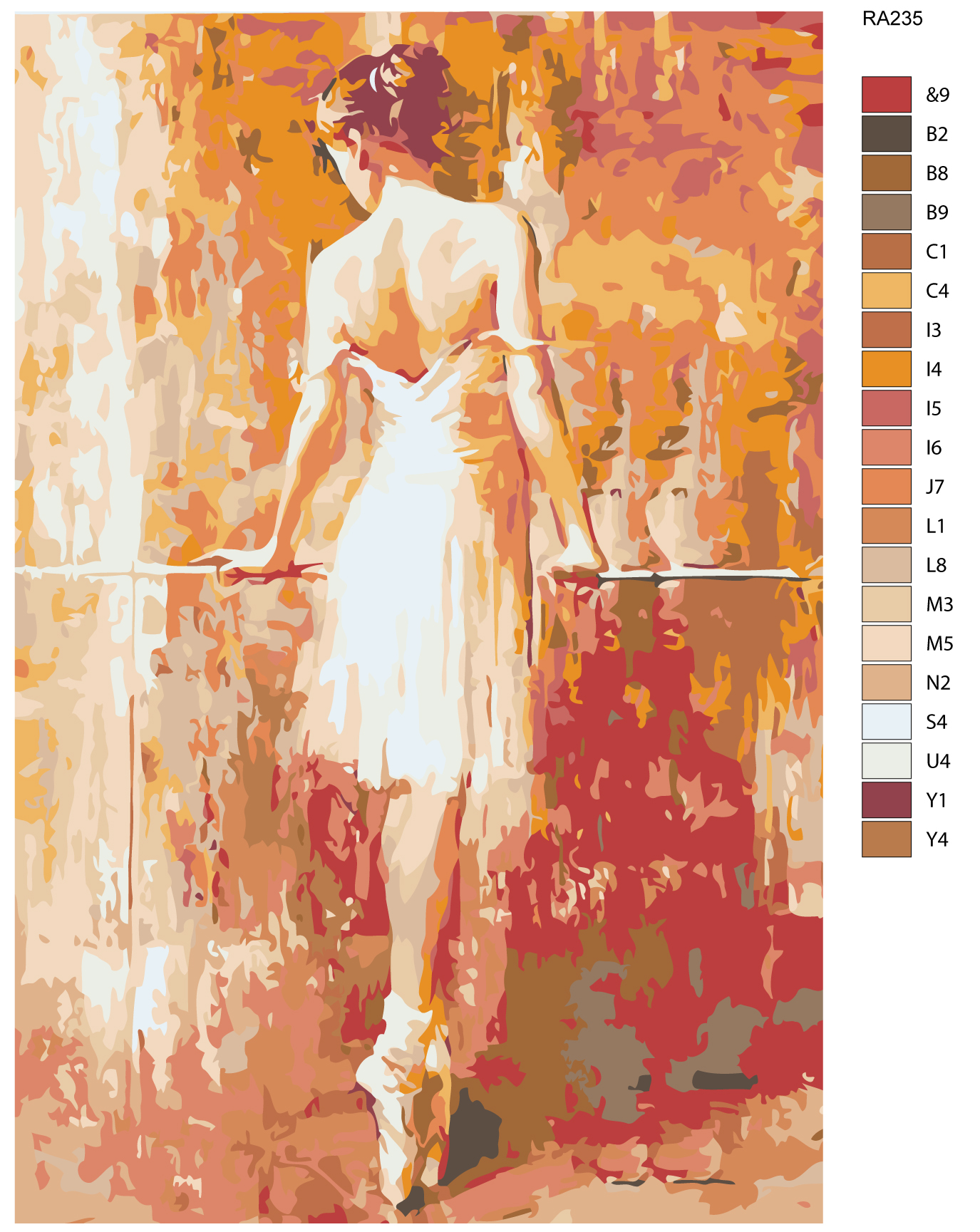 

Картина по номерам, 40 x 60, RA235, RA235