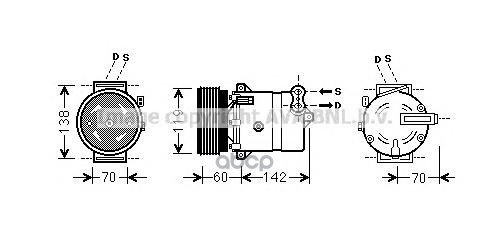 фото Компрессор кондиционера ava quality cooling ftk383