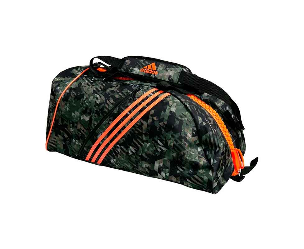 фото Спортивная сумка adidas combat camo bag m камуфляжная/оранжевая