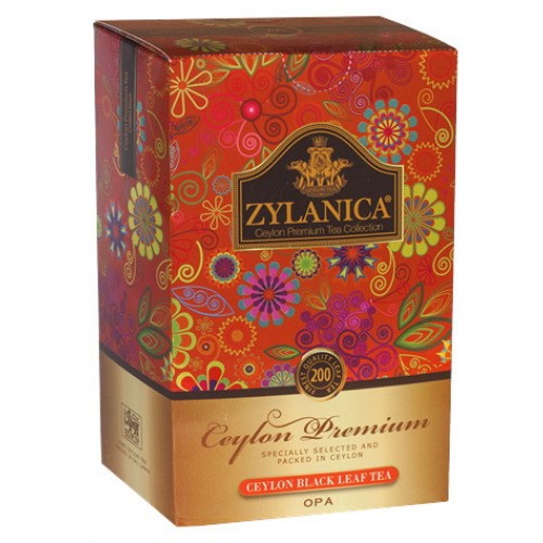Чай черный листовой Zylanica ceylon premium collection OPА 200 г