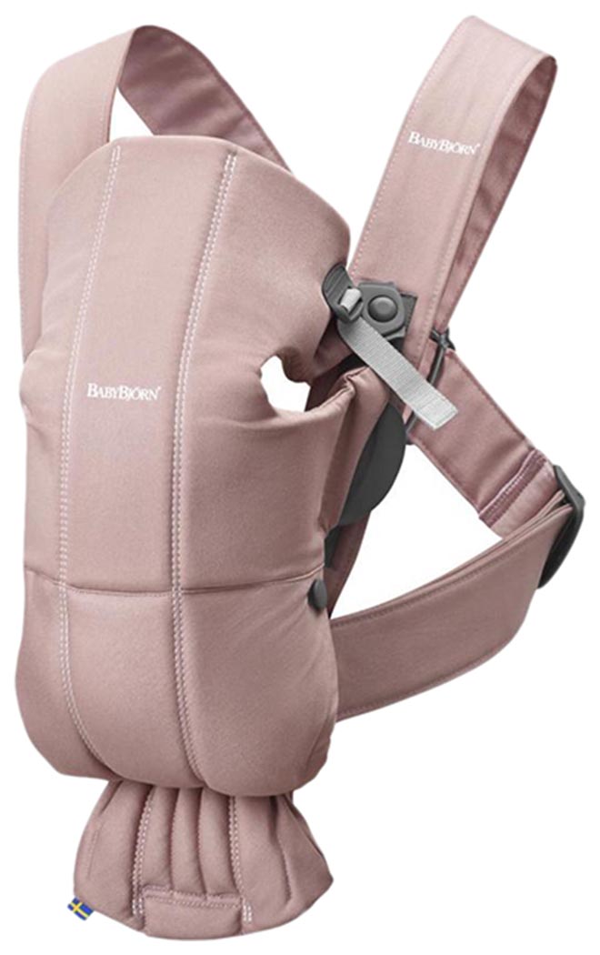 Рюкзак для новорожденных Babybjorn Mini Cotton Пепельно-розовый