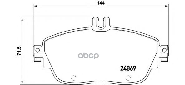 

Комплект тормозных колодок Brembo P50093
