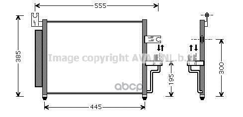 

Радиатор кондиционера AVA QUALITY COOLING HY5081D