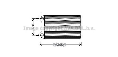 фото Радиатор отопителя ava quality cooling ai6254