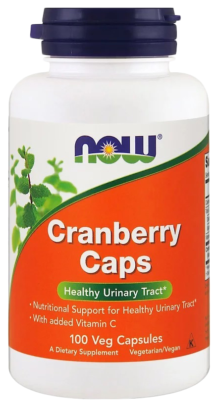 Купить Антиоксидант, добавка для здоровья NOW Cranberry Caps 100 капс. нейтральный