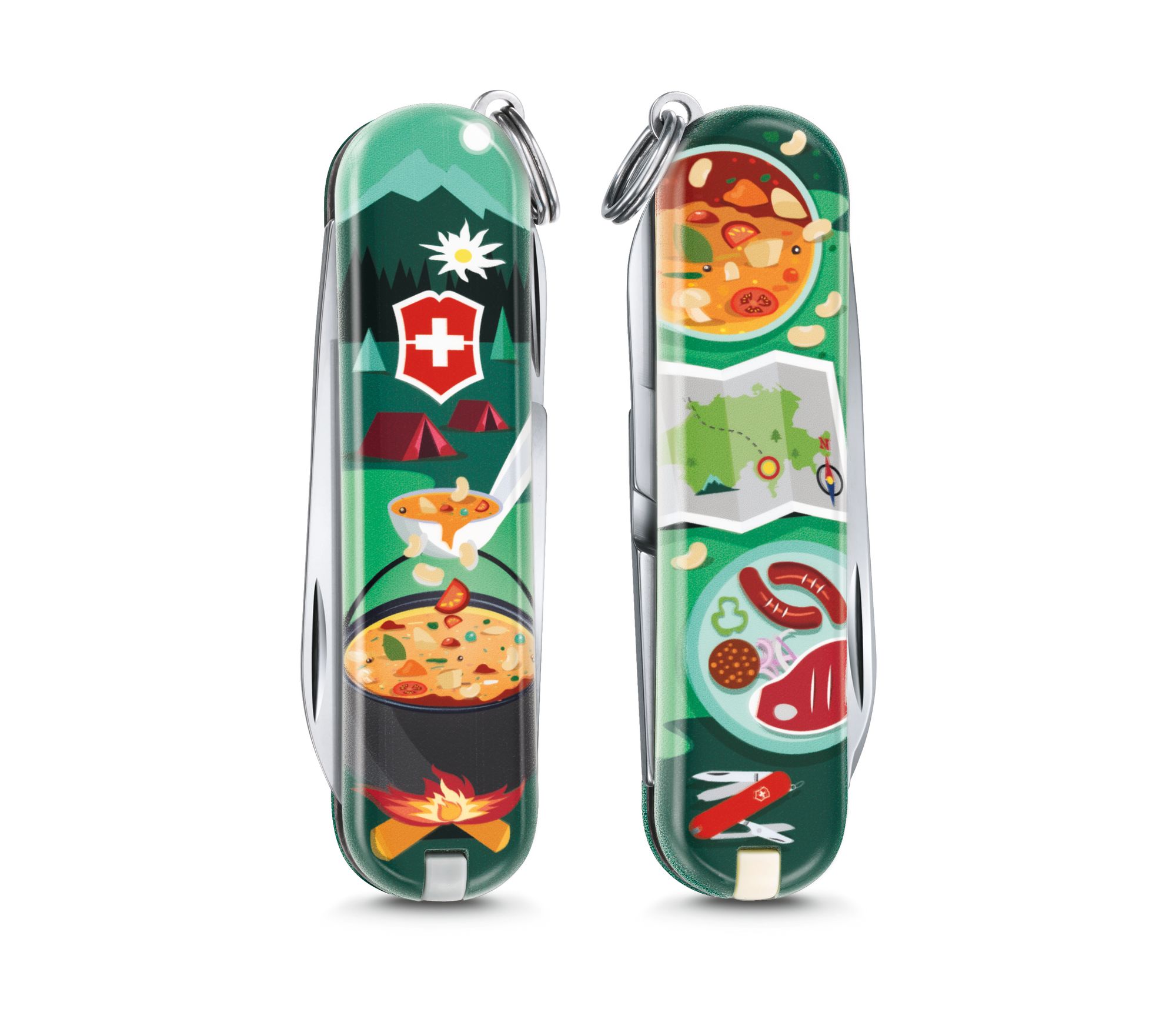 

Мультитул-брелок Victorinox 0.6223.L1907 Swiss Mountain Dinner, Swiss Mountain Dinner