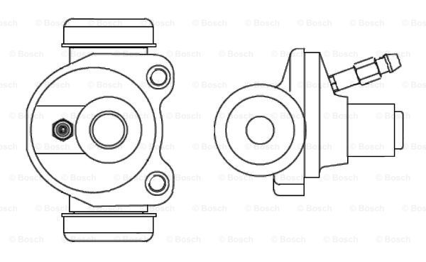 

Колесный тормозной цилиндр BOSCH F 026 002 365