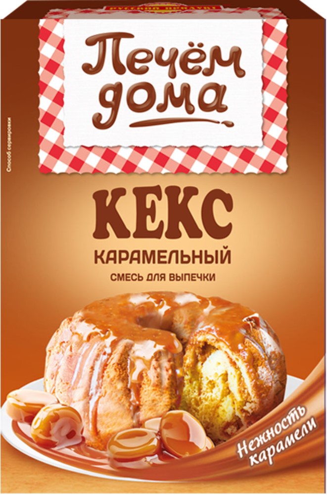 

Смесь для выпечки Печем дома кекс карамельный 300 г