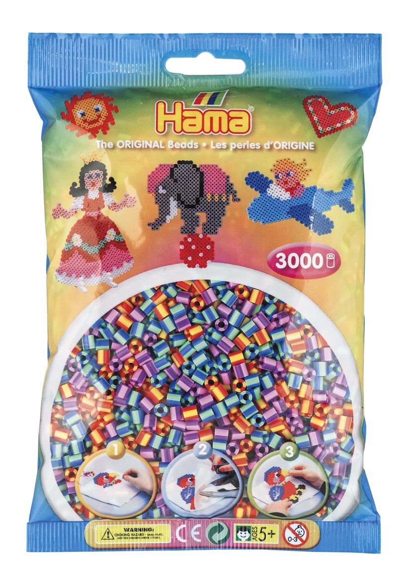 

Бусинки полосатые MIDI 3000 шт. Hama 201-92