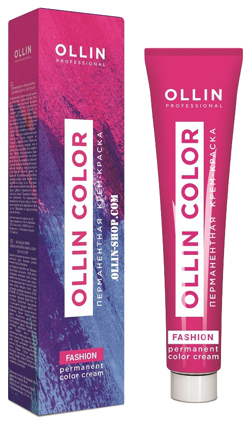 Крем-краска для волос Ollin Professional Fashion Color перманентная Анти-желтый 60 мл перманентная крем краска ollin color fashion 395645 1 анти желтый 60 мл