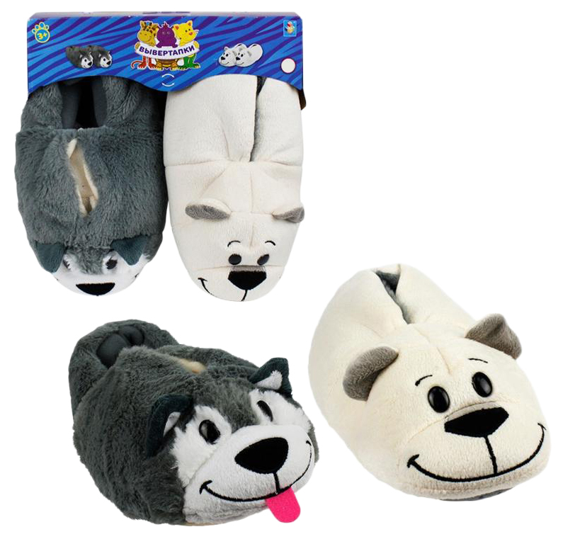 

1 TOY Вывертапки детские Хаски-Полярный медведь, размер 28-30 Т14154, Т14154