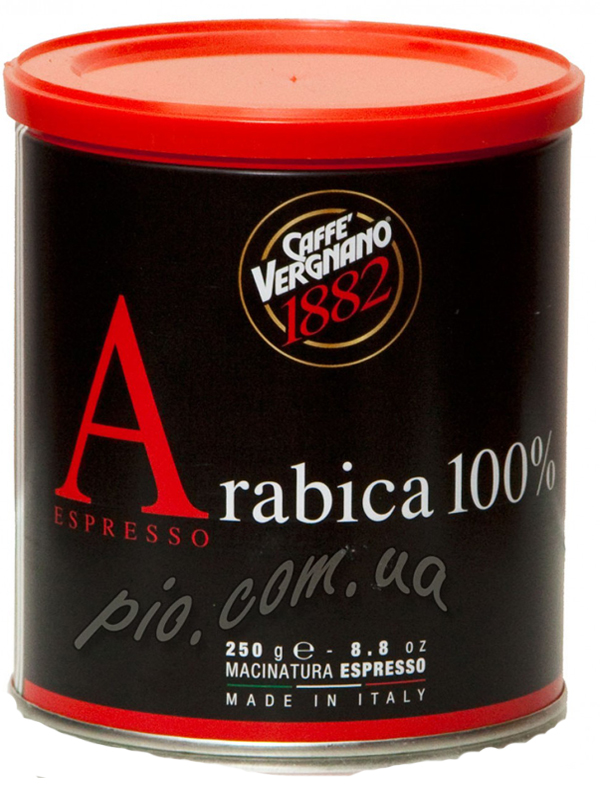 Кофе молотый Vergnano 100% Arabica Espresso  ж/б 250 г