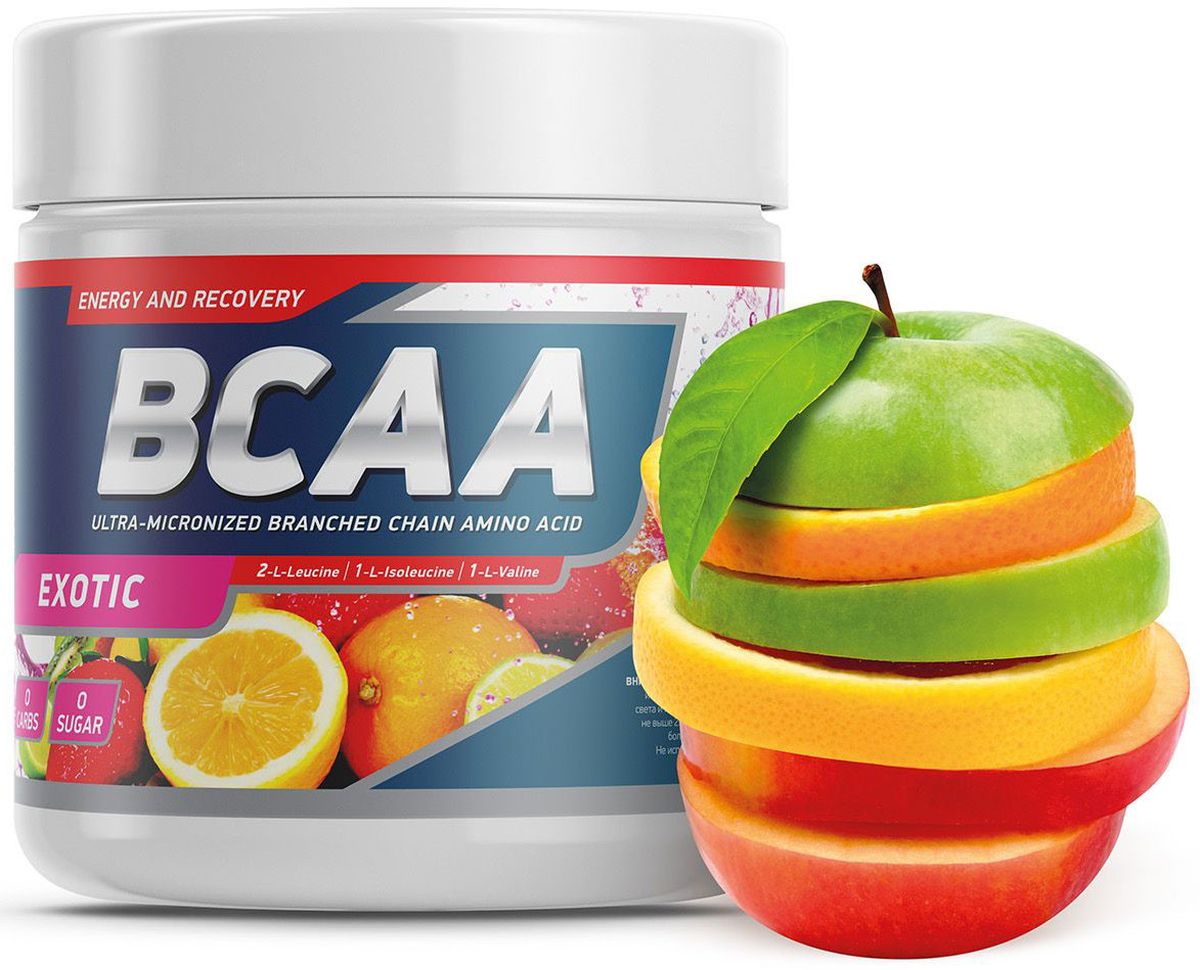 GeneticLab Nutrition Energy and Recovery 2:1:1 BCAA 250 г, экзотик