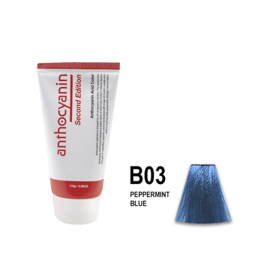 Краска для волос ANTHOCYANIN 110 B03 - Pepamint Blue