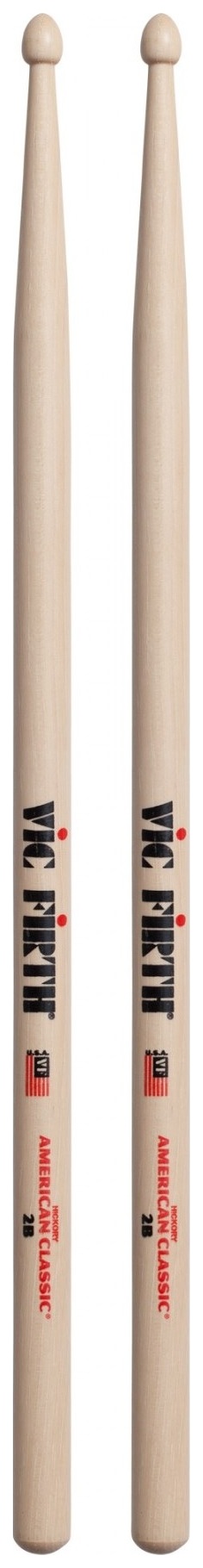 

Барабанные палочки Vic Firth 2B орех, 2B