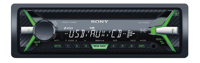 

Автомобильная магнитола Sony CDX-G1100UE, CDX-G1100UE