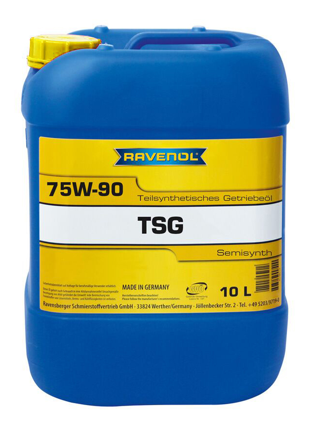 фото Трансмиссионное масло ravenol tsg 75w90 10л 1222101-010