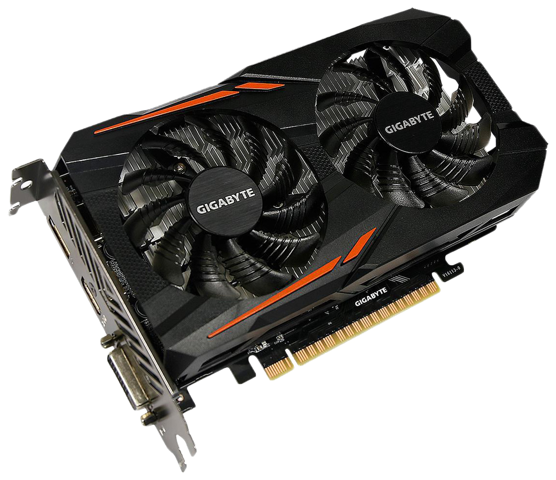 фото Видеокарта gigabyte nvidia geforce gtx 1050 (gv-n1050oc-2gd)