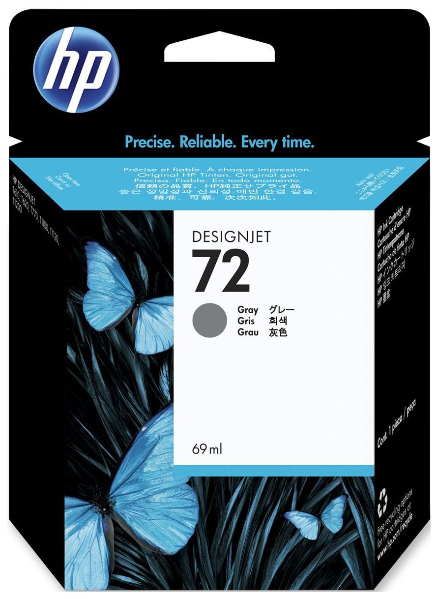 

Картридж для струйного принтера HP 72 (C9401A) серый, оригинал, c9401A